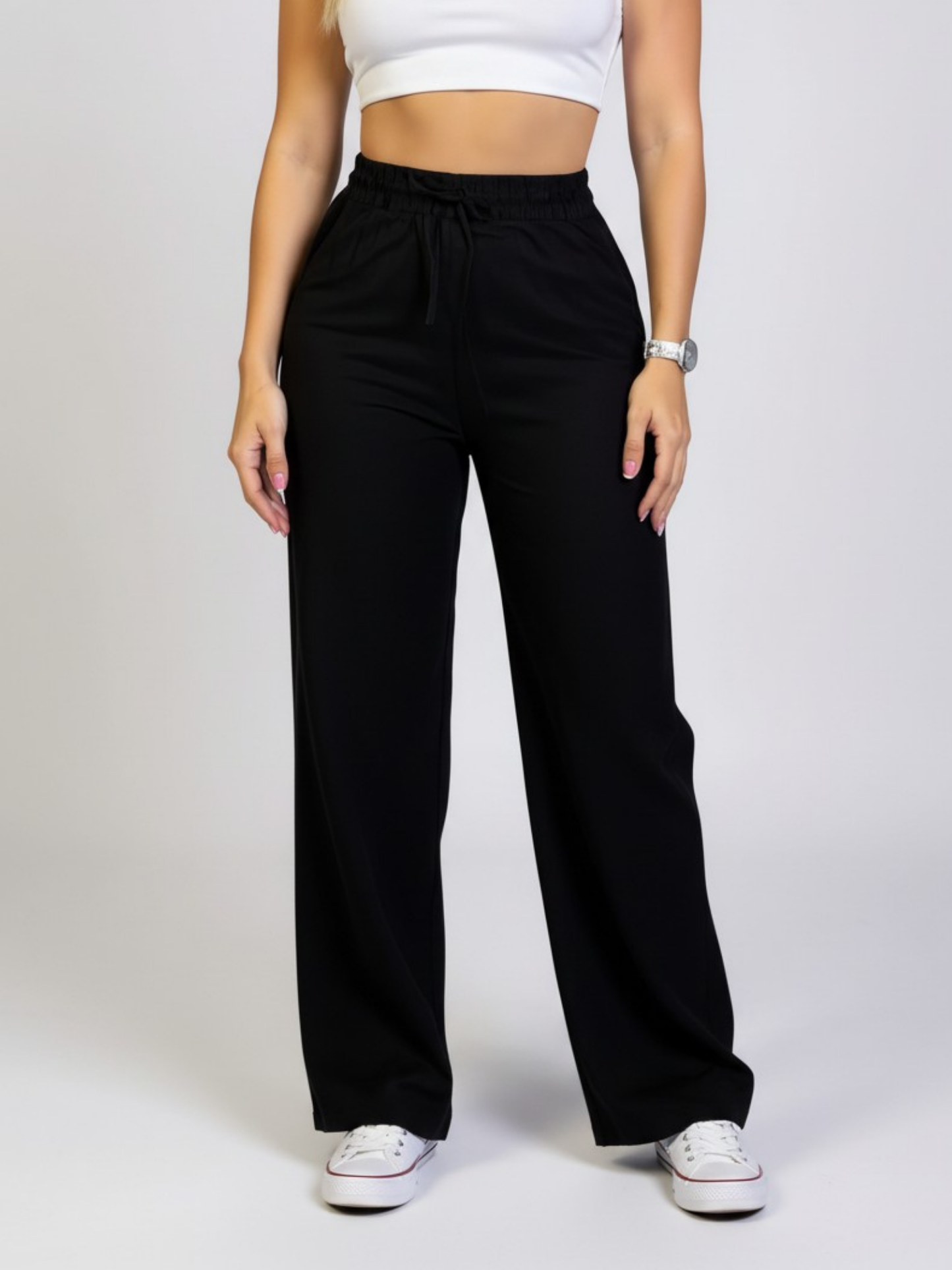 PANATALON TELA GALLETA CON BOLSILLOS