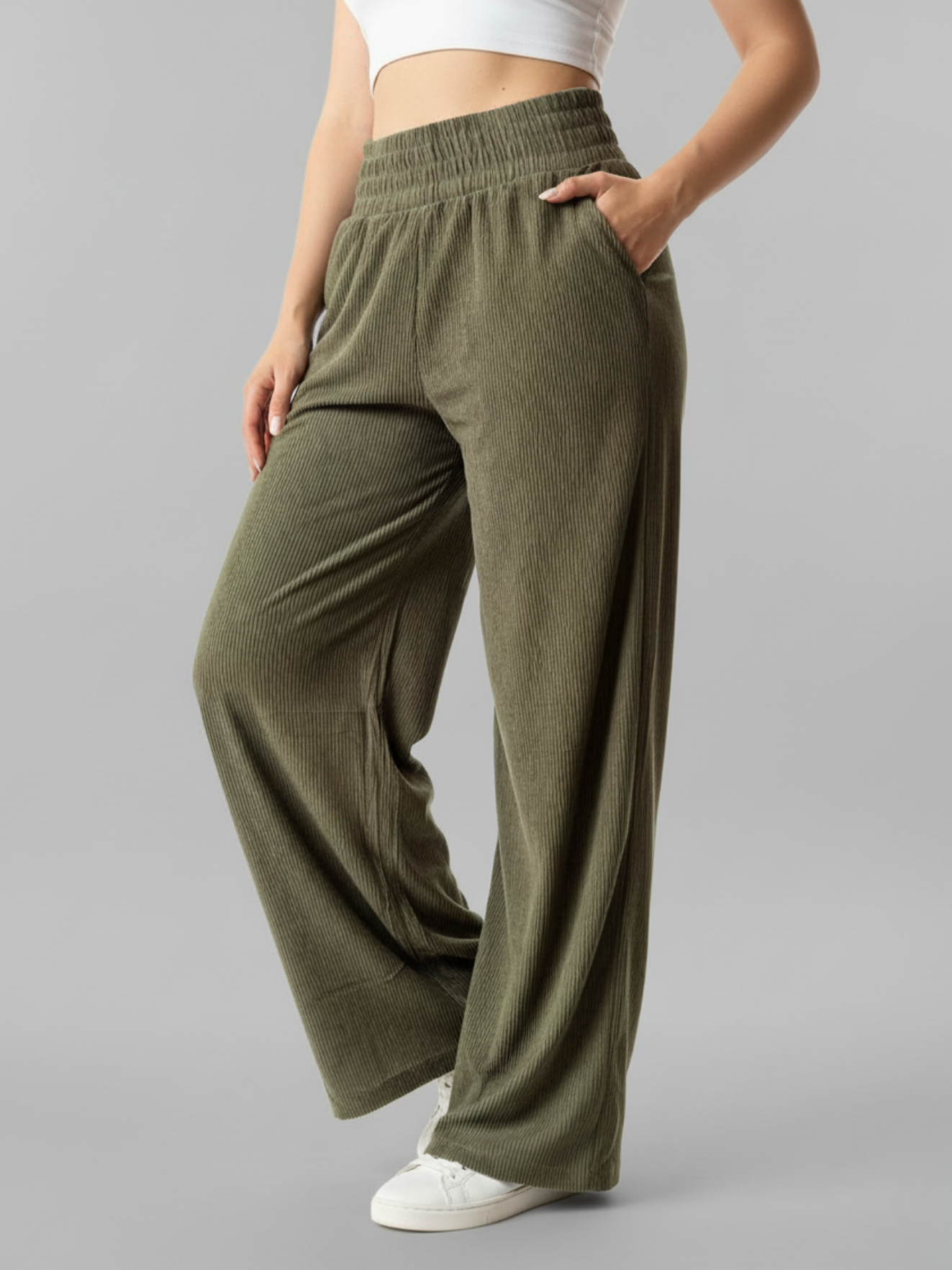 PANTALON CORDUROY ENRESORTADO PRETINA