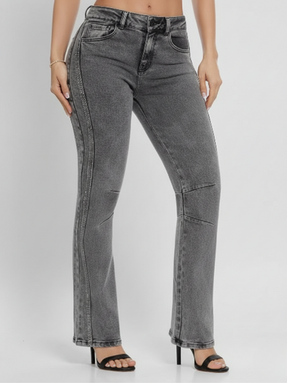 JEAN HUMO COLOR HUMO CON DESTELLOS LATERALES