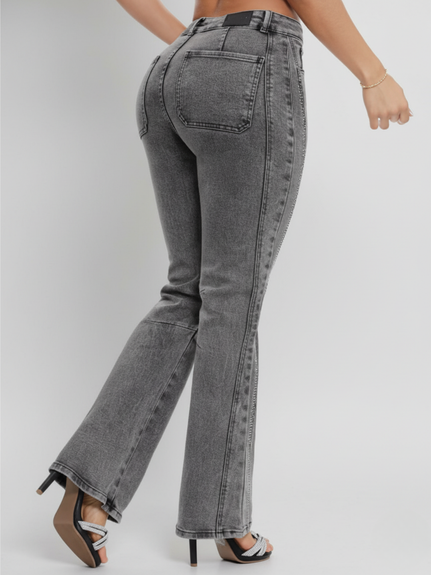 JEAN HUMO COLOR HUMO CON DESTELLOS LATERALES