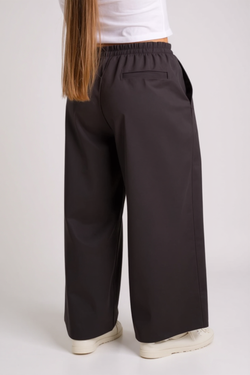 PANTALÓN EN TELA CHALIS