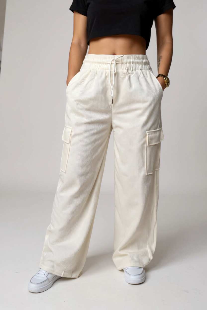 PANTALON CORDUROY STRETCH CON TOQUE COMMFY