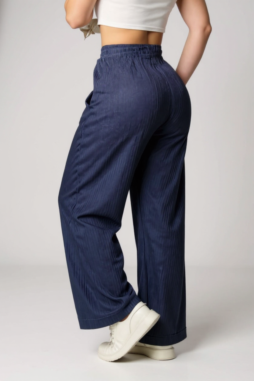 PANATALON TELA GALLETA CON BOLSILLOS